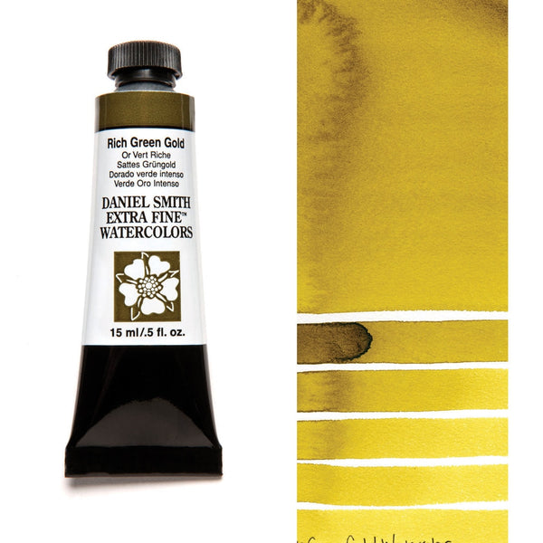 Daniel Smith 5ml Extra Fine Watercolour - Rich Green Gold