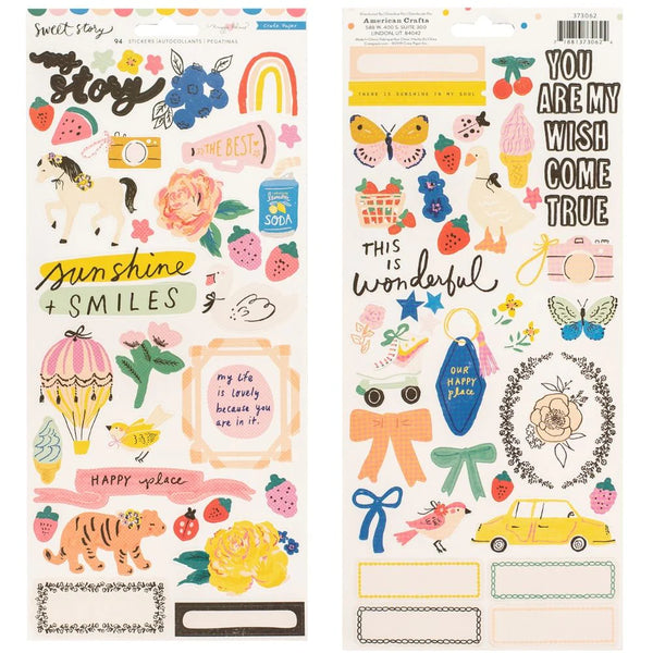 Sweet Story (sheet of 94 stickers)