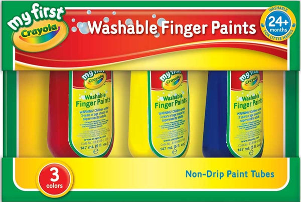 Crayola 3 Washable Finger Paint