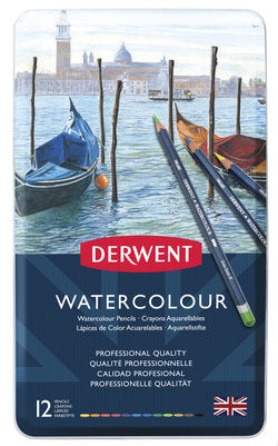 Derwent Watercolour Pencil Set of 12