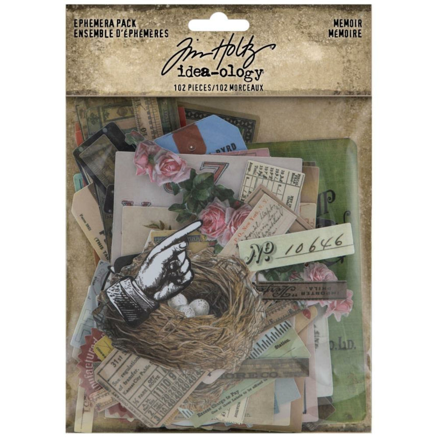 Tim Holtz Idea-ology Memoir Ephemera Pack