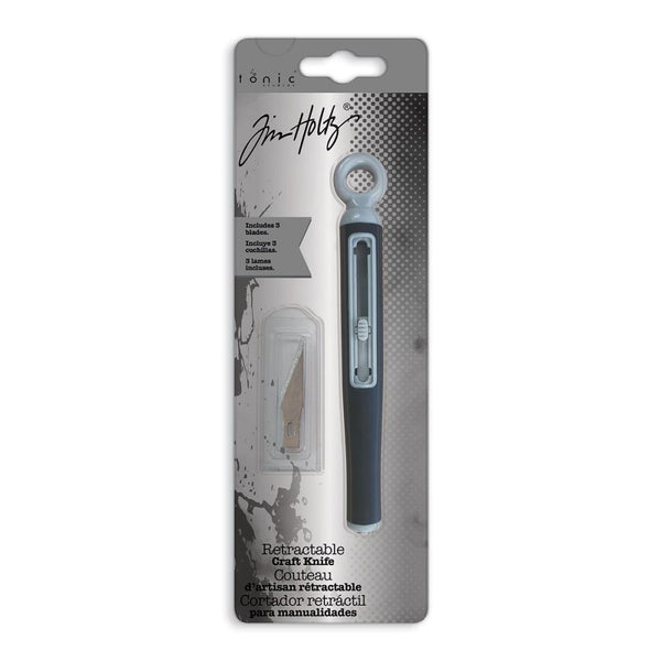 Tim Holtz Retractable Craft Knife with 3 Blades