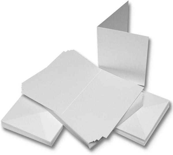 Craft UK white 5x7" Blank Cards & Envelopes 50 pack