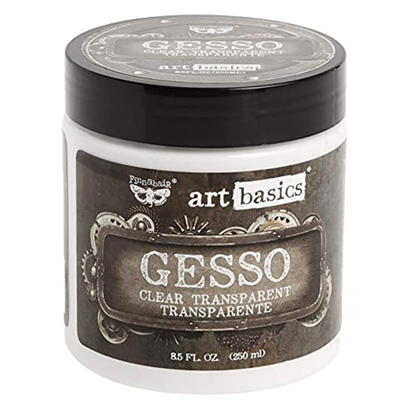 Finnabair Art Basics Clear Gesso 8.5oz Jar