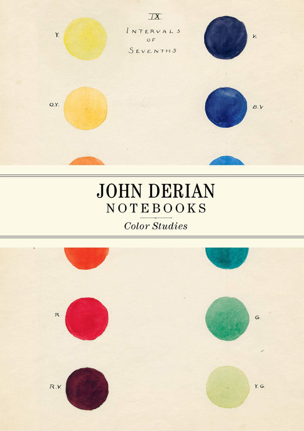 John Derian Colour Study set of 3 Notebooks