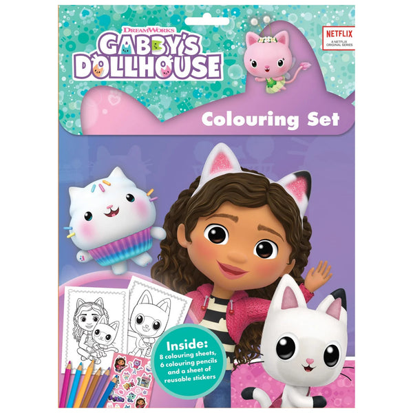 Gabby's Dollhouse Colouring Set