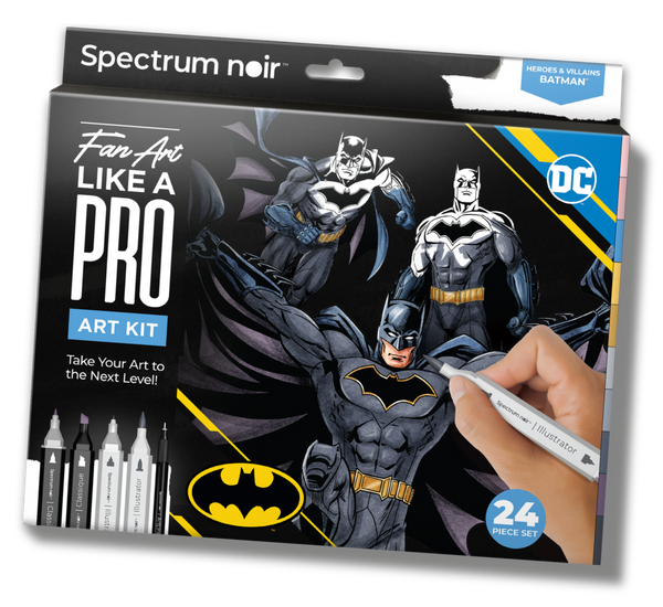 Spectrum Noir "Fan Art like a Pro Art Kit" Batman