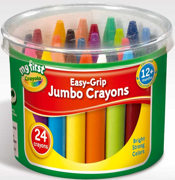 Crayola Easy-Grip Jumbo Crayons (12+ months)