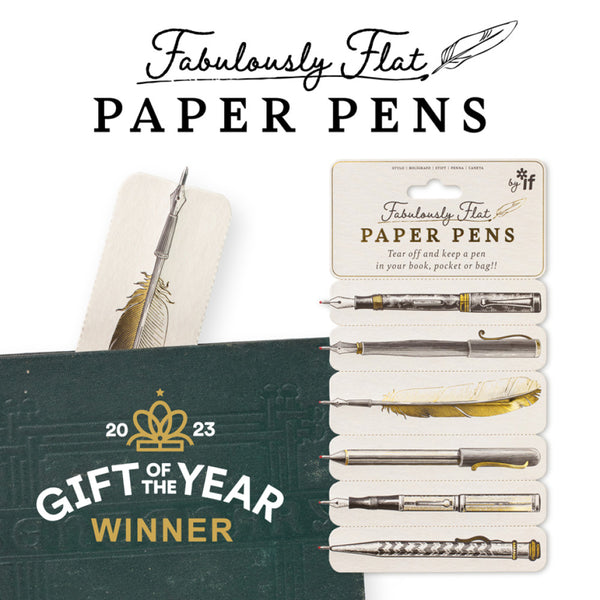 Fabulously Flat Paper Pens (Set of 6)
