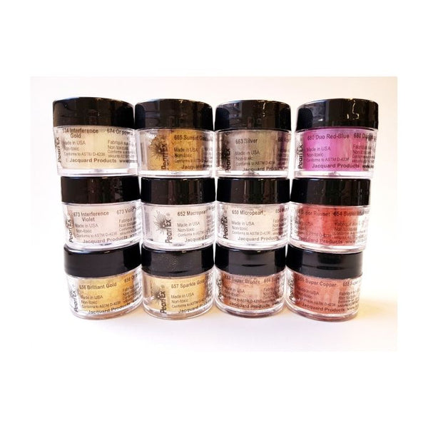 Pearl Ex- 12 colours, series 1, Mica powders