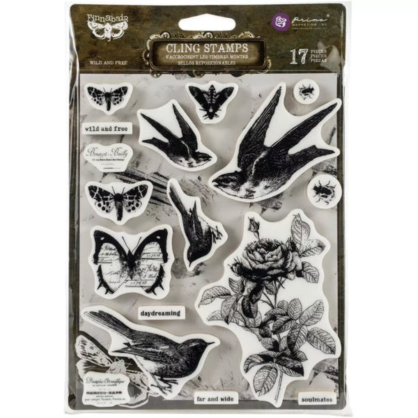Finnabair Wild & Free Cling Stamps