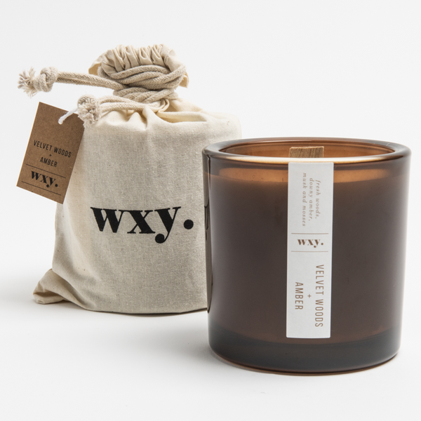 WXY Velvet Woods & Amber Candle Large