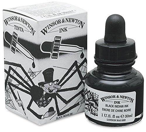 Windsor & Newton Black Indian Ink: Spider 30ml