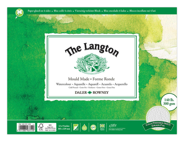 The Langton watercolour paper pad