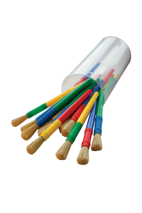 Chubby Brushes Colourful Toddler Paint Brushes Set of 4 