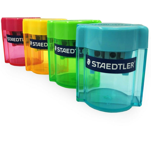 Staedtler Double Hole Tub Sharpener Hot Trend Colours